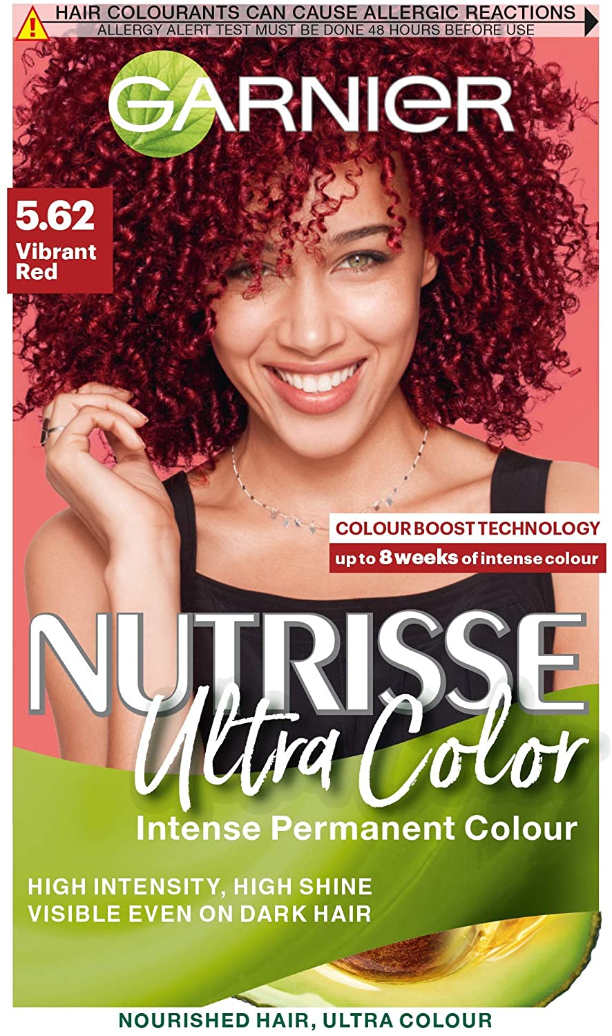 Hair Dye - Garnier Nutrisse Ultra Colour  Vibrant Red - MYSKINCAREMALL