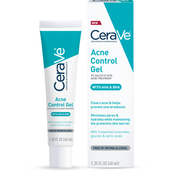 CeraVe Acne Control Gel 2% Salicylic Acid 40ml - MYSKINCAREMALL