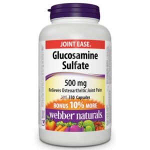 Webber Naturals Glucosamine Sulfate 330 Capsules