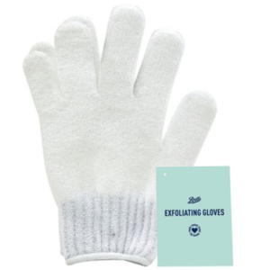 Boots Exfoliating Gloves - White