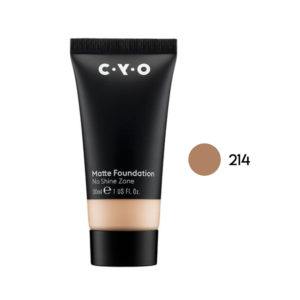 CYO No Shine Zone Matte Foundation 30ml - Shade 214
