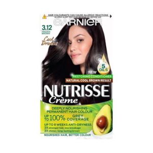 Hair Dye - Garnier Nutrisse Intense Frozen Brown 3.12 dye