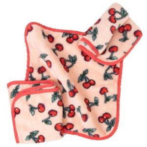 Vintage Cosmetic Makeup Removing Cloths Cherry