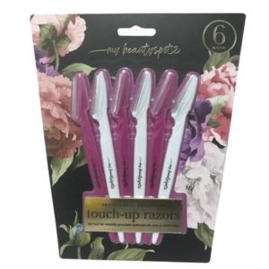 My Beauty Spot 6-Piece Touch Up Razors - Purple